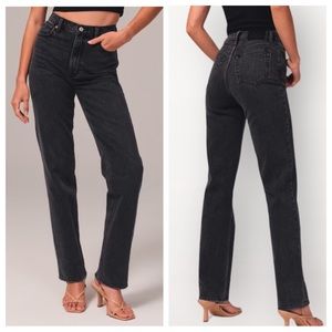 ABERCROMBIE The 90’s Straight Ultra High Rise Jeans Womens Size 27 / 4L